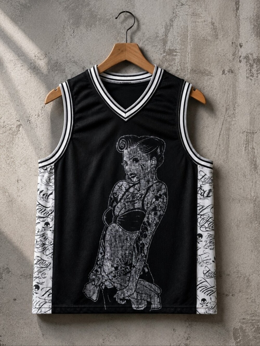 Vintage Fatal Clothing Mesh Basketball Jersey
